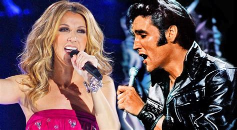 elvis presley celine dion